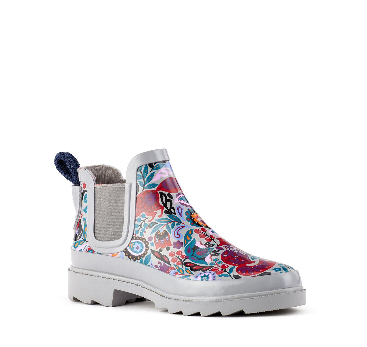 Женские ботинки Sakroots Rhyme Ankle Boot, цвет: Малиновый тёмно-зелёный — фото 1