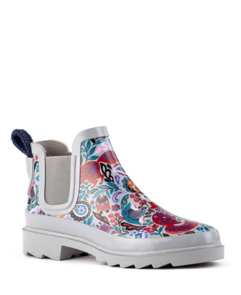 Женские ботинки Sakroots Rhyme Ankle Boot, цвет: Малиновый тёмно-зелёный