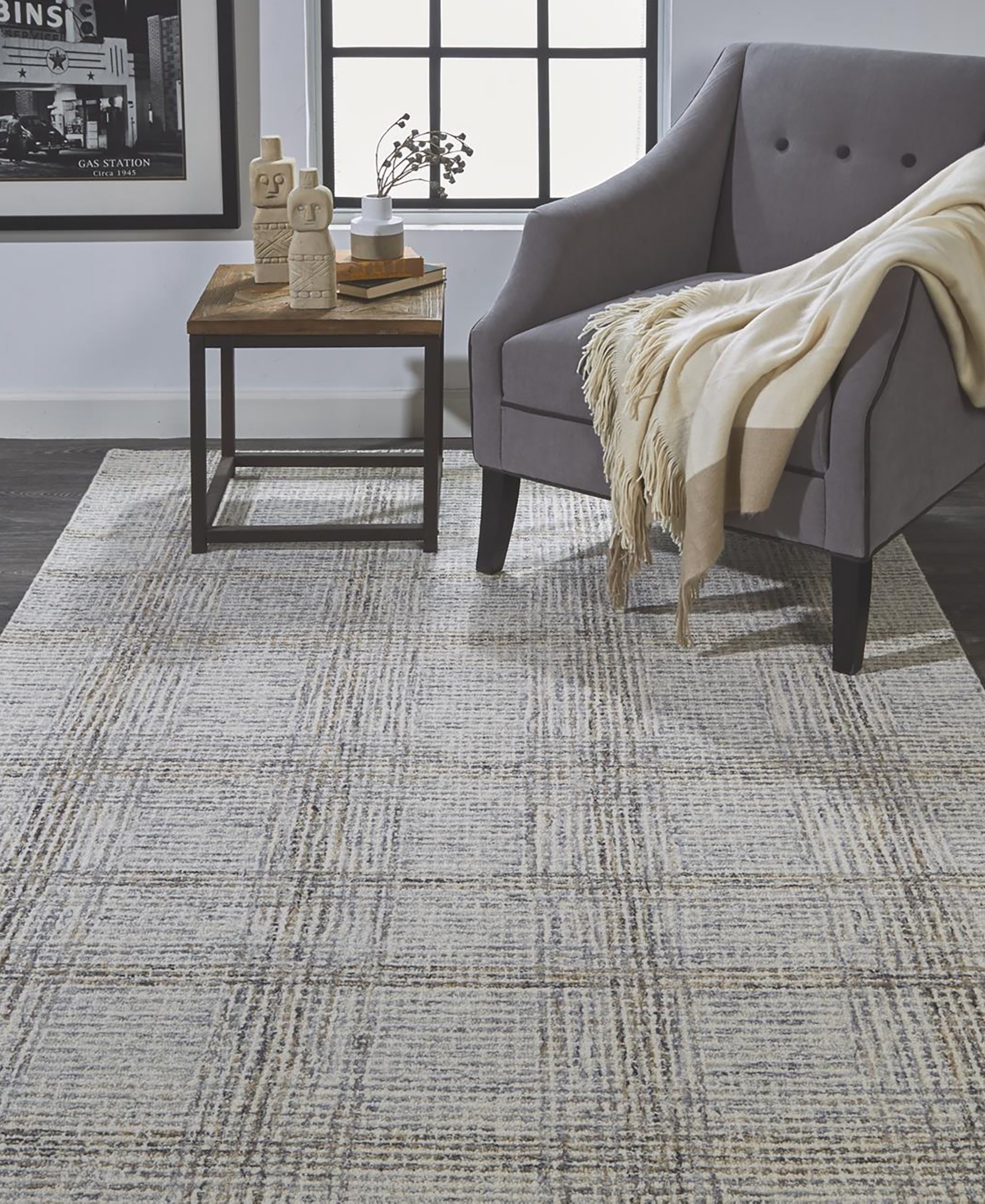 Feizy Belfort R8668 Area Rug - Gray