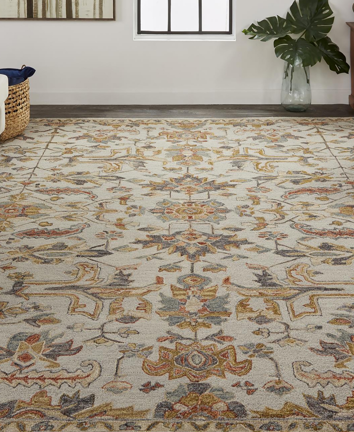 Feizy Fallon R8838 Area Rug - Gold-Tone