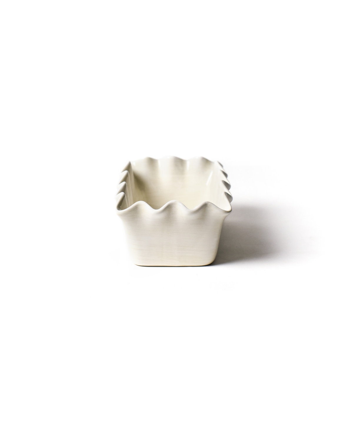 Coton Colors SignatureRuffle Loaf Pan - White