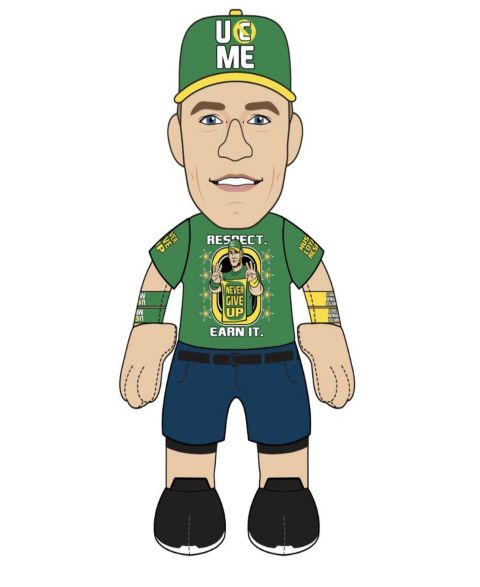 Детская мягкая игрушка Bleacher Creatures WWE John Cena Plush Figure - A Wrestling Legend for Play or Display, цвет: Разноцветный