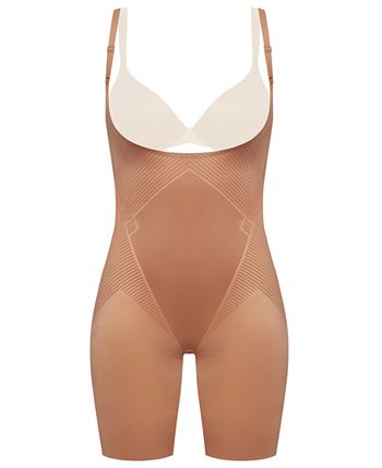 SPANX - Women's Thinstincts 2.0 Open-Bust Mid-Thigh Bodysuit 10235R