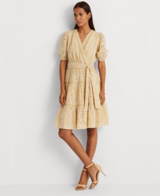 lauren ralph lauren eyelet dress