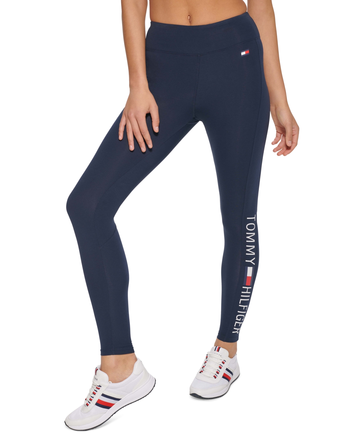 Tommy Hilfiger Sport Women's High Rise Logo Leggings