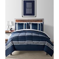 3-Piece Skyline Stripe Polyester Comforter Sets (Various)