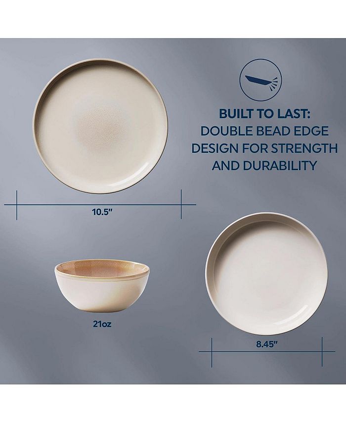 Corelle Stoneware 12 Piece Set, Service for 4 & Reviews Dinnerware