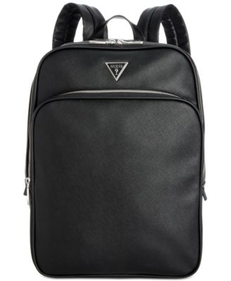 GUESS - Men's Certosa Squared Faux-Leather Backpack