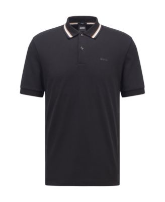 black and green hugo boss polo