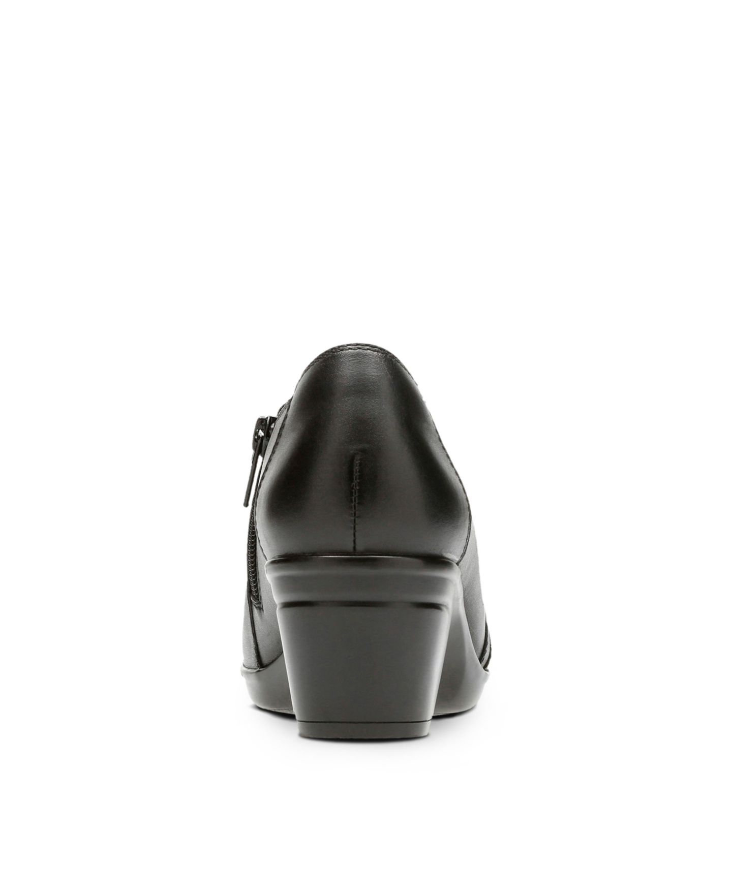 Женские кожаные ботильоны Clarks Collection Emslie Warren, цвет: Чёрный — фото 12