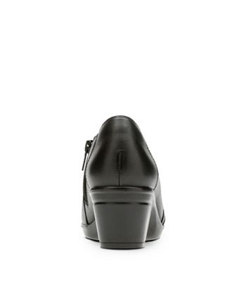 Clarks Women's Collection Emslie Warbler Leather Shooties Black Size 10 M main image 1