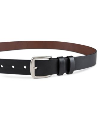 Men's Burnished-Edge Belt, Created for Macy's 