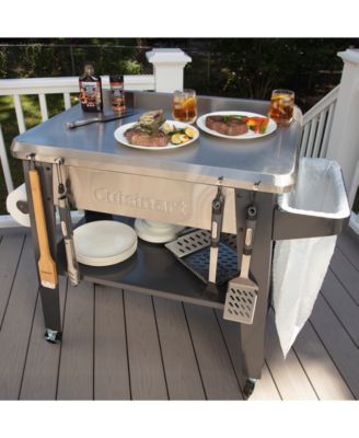 stainless steel outdoor prep table