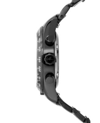 Women's Jordan Chronograph Multifunctional Black Stainless Steel Bracelet Watch 40mm