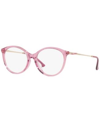 Vogue Eyewear VO5387F Womens Oval Low Bridge Fit Eyeglasses - Transparent Purple 78$
