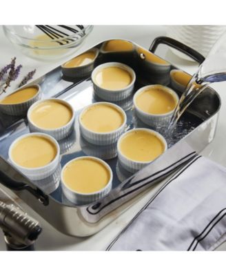 5-Ply Clad Stainless Steel 15" x 11.5" Roaster with Removable Rack