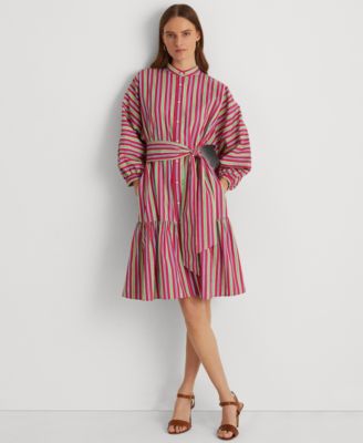 polo ralph lauren cotton broadcloth shirtdress