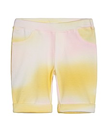 Little Girls Tie Dye Bermuda Shorts
