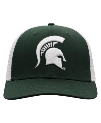 Men's Green, White Michigan State Spartans Trucker Snapback Hat