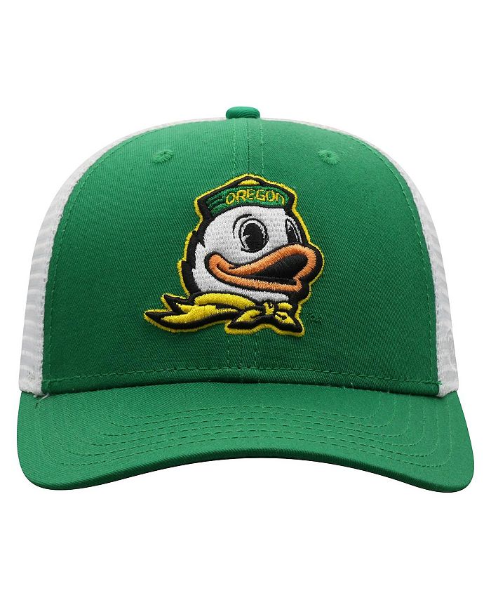 Top of the World Men's Green, White Oregon Ducks Trucker Snapback Hat ...