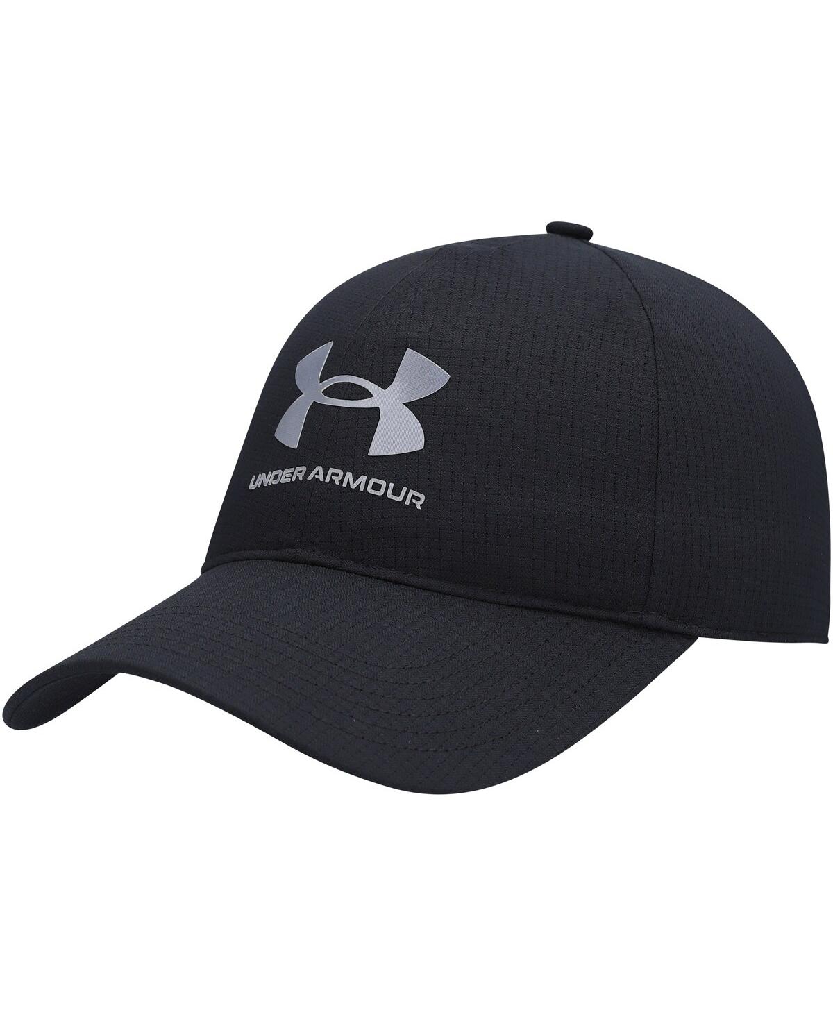 Shop Under Armour Men's  Black Performance Adjustable Hat