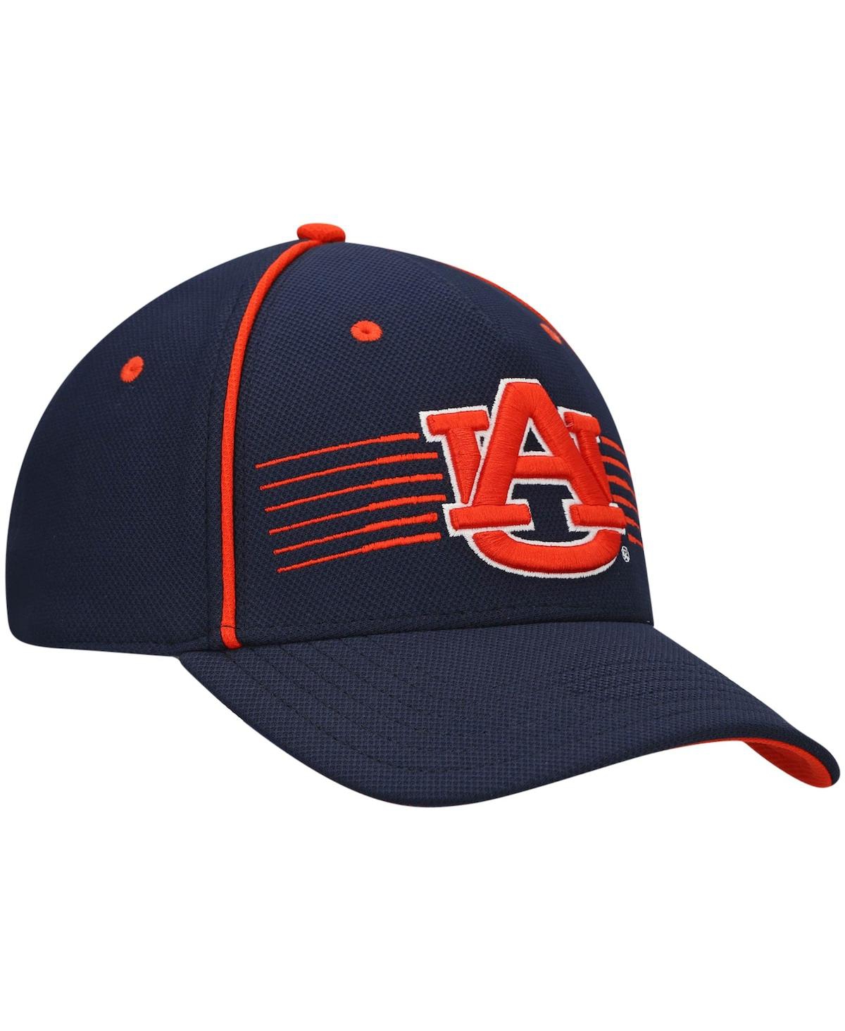 Shop Under Armour Men's  Navy Auburn Tigers Iso-chill Blitzing Accent Adjustable Hat