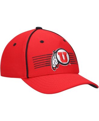 Big Boys Red Utah Utes Blitzing Accent Performance Adjustable Hat