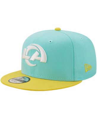 Men's New Era Mint, Yellow Los Angeles Rams Two-Tone Color Pack 9Fifty ...