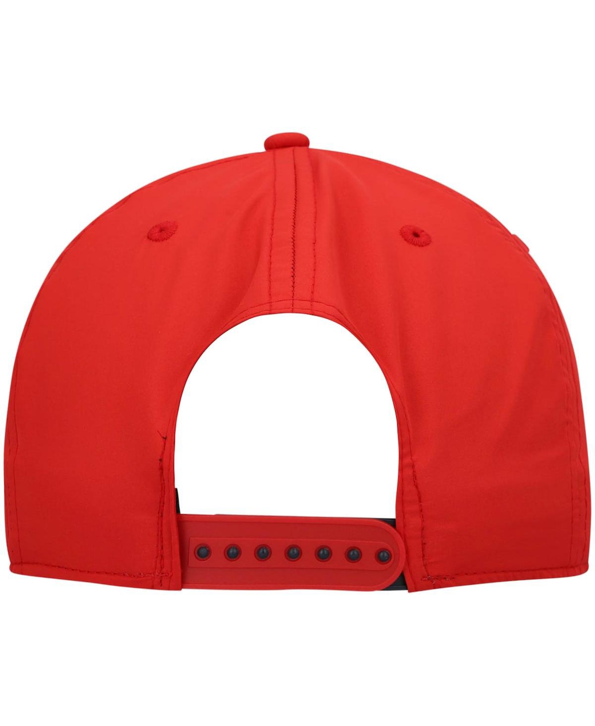 Shop Black Clover Men's Red Ole Miss Rebels Nation Shield Snapback Hat