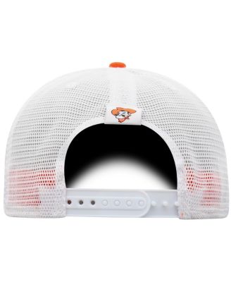 Men's Orange, White Oklahoma State Cowboys Trucker Snapback Hat