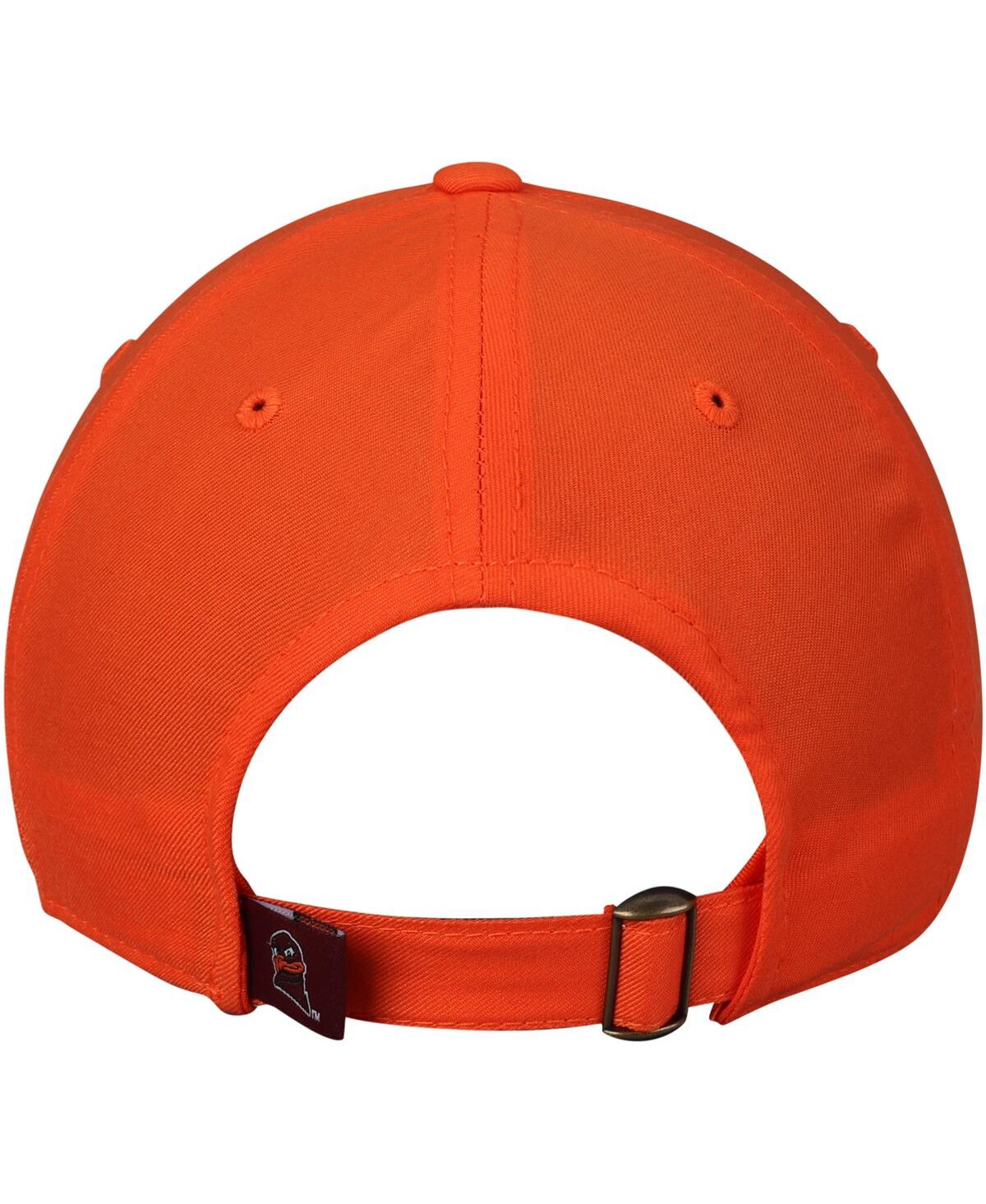 Shop Top Of The World Men's  Orange Virginia Tech Hokies Primary Logo Staple Adjustable Hat