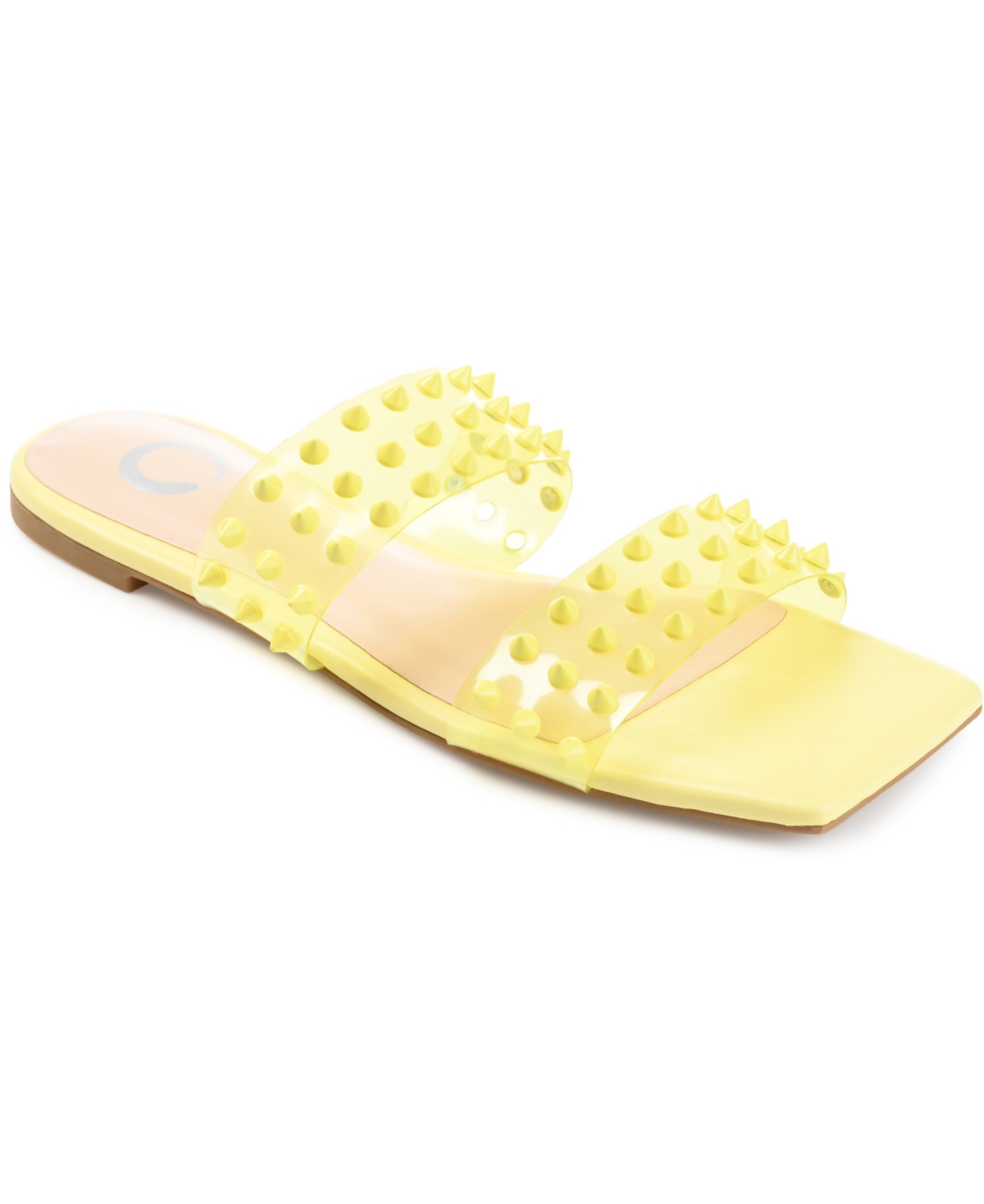Journee Collection Women's Katari Lucite Sandals In Yellow