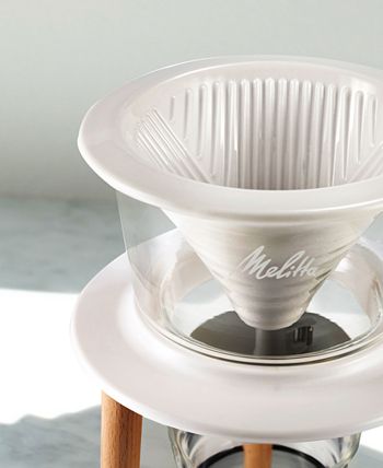  Melitta SENZ V Pour-Over Coffee System, Pour Over Coffee  Dripper, Pour Over Coffee Brewer, Pour Over Coffee Maker, Manual Coffee  Maker, 12oz (300ML) Capacity