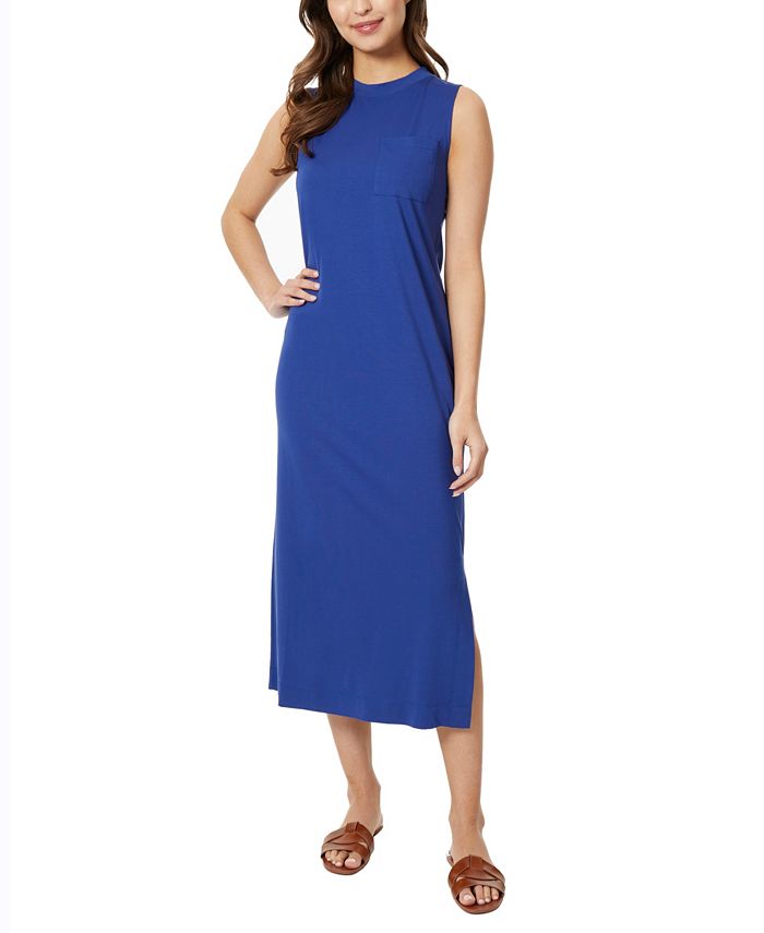 Jones New York Women's Solid Sleeveless Midi Dress - Macy's