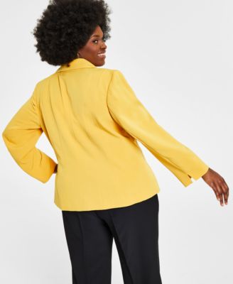 Plus Size Blazer & Modern Dress Pants Suit Separates