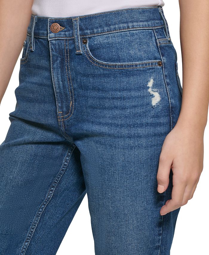 Calvin Klein Jeans - High-Rise Cropped Bootcut Jeans