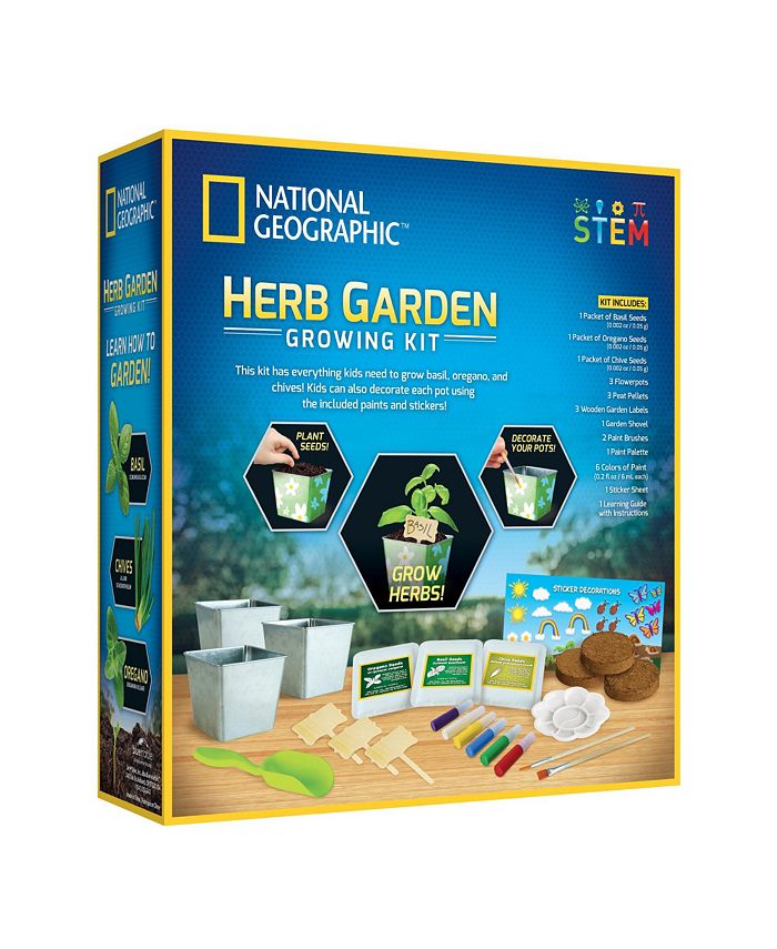 National Geographic Herb Garden Growing Kit Macy's
