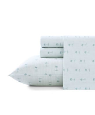 Cotton Percale 4 Piece Sheet Set, King