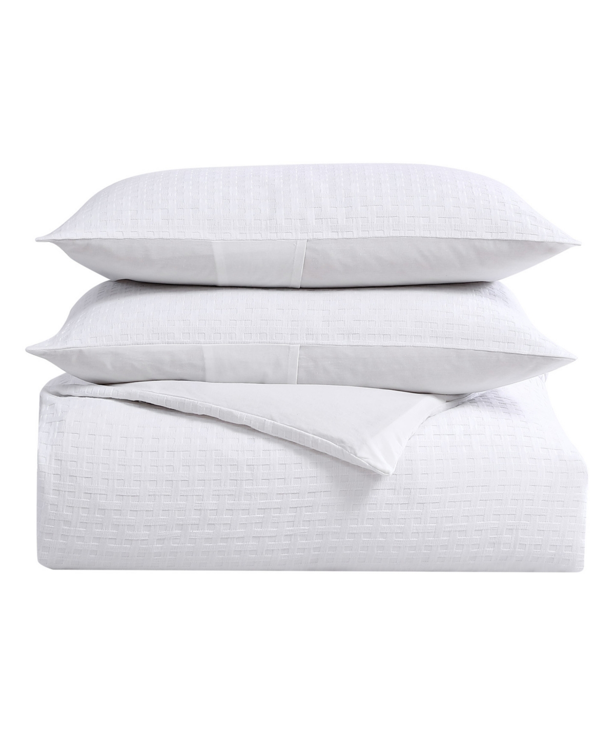 Tommy Bahama Home Basketweave Solid 4 Piece Duvet Cover Set