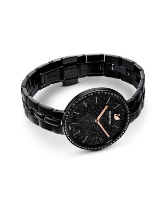 Cosmopolitan Black Metal Bracelet Watch, 31.75 mm