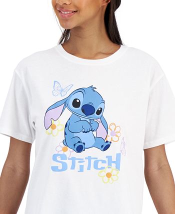 Disney Juniors' Stitch Graphic T-Shirt - Macy's