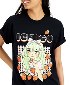 Junior's Ichigo Graphic-Print T-Shirt