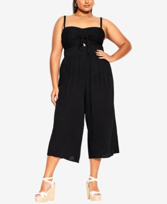 city chic black romper