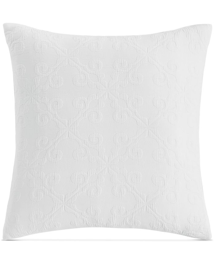 Charter Club Woven Tile Decorative Pillow, 18" x 18",, Created for Macy