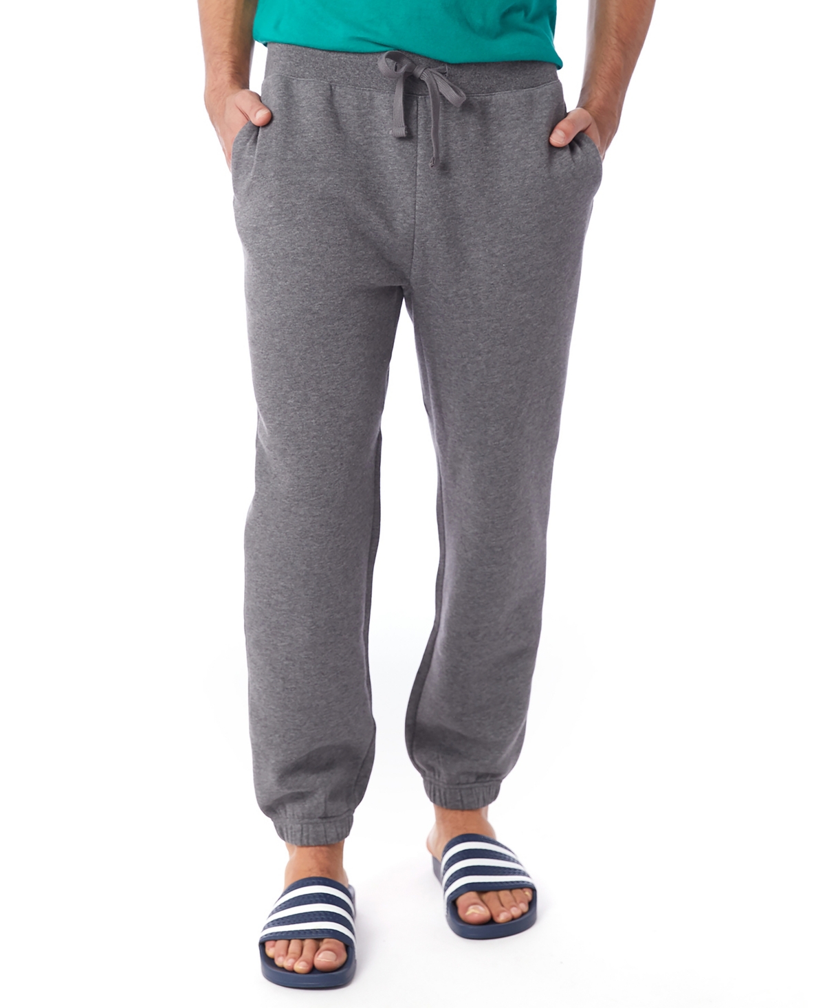 Alternative Apparel Men's Cozy Sweatpants In Dark Heather Gray