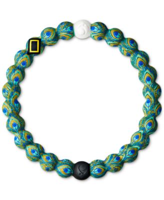 LOKAI - Beaded National Geographic Peacock Stretch Bracelet