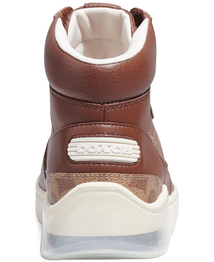 COACH Men's CitySole Signature High Top Sneaker Macy's