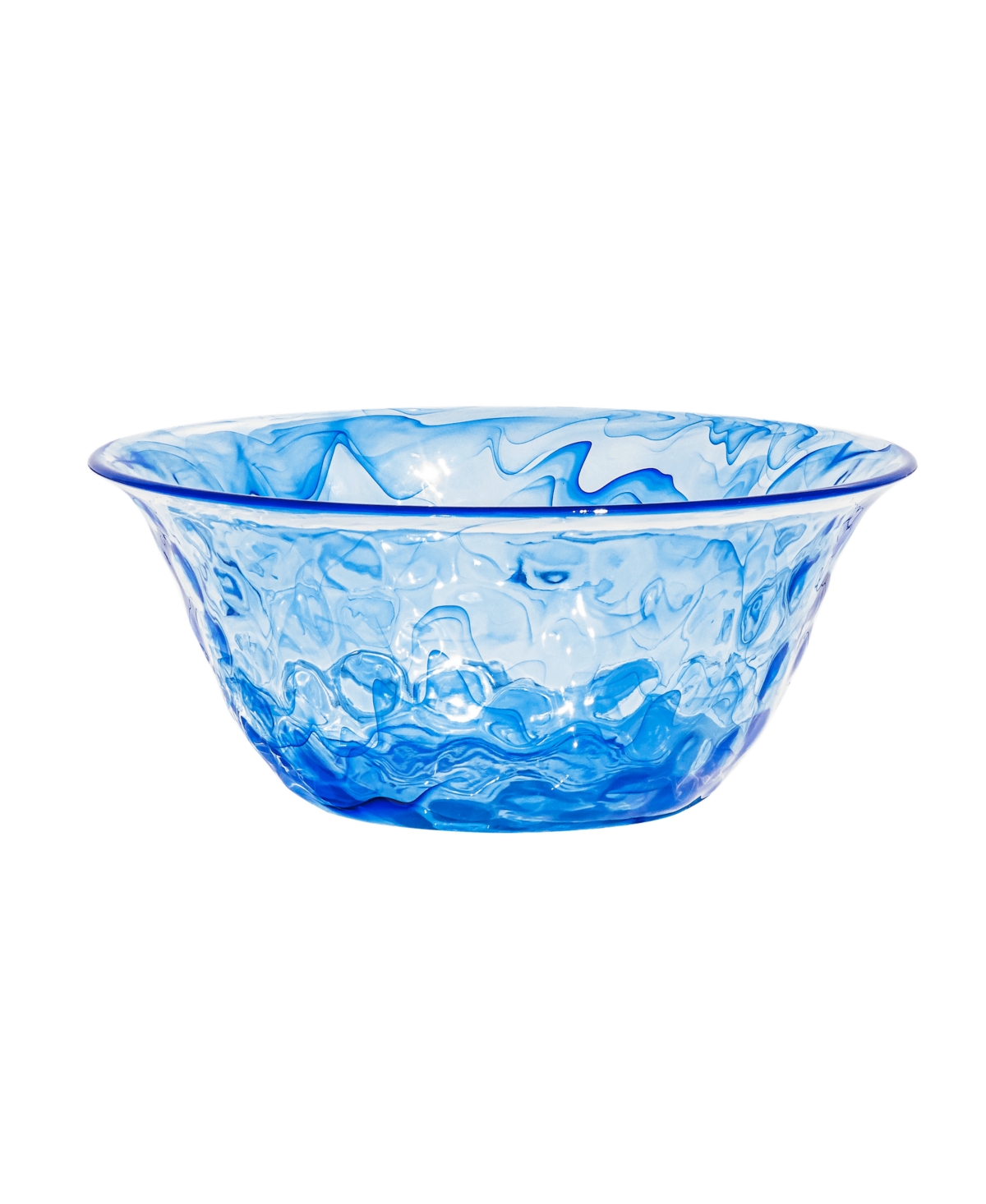 Tarhong Aegean Swirl Serve Bowl In Blue