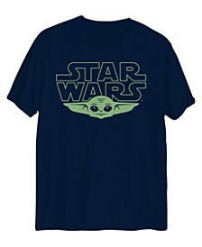 Big Boys Star Wars Baby Yoda Short Sleeve Graphic T-shirt