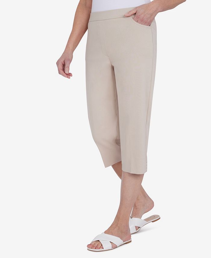 Alfred Dunner Plus Size Key Largo Allure Pull-On Capri Pants & Reviews ...